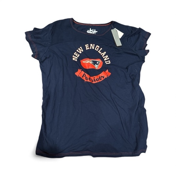 Team Apparel Tops - New England Patriots Navy T-Shirt maternity